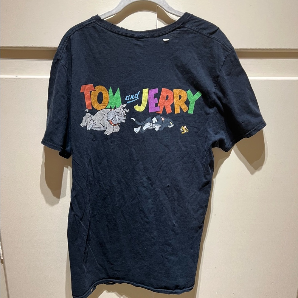 Vintage Thrashed Tom and Jerry tee